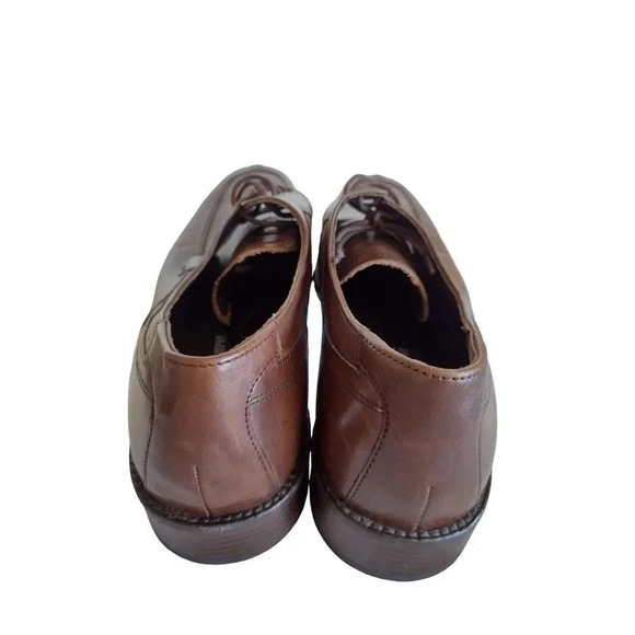 Johnston & Murphy Sheep Skin Brown Men's 12 M Lace Up Shoes Semi-Pointed Lace-Up - Picture 2 of 13